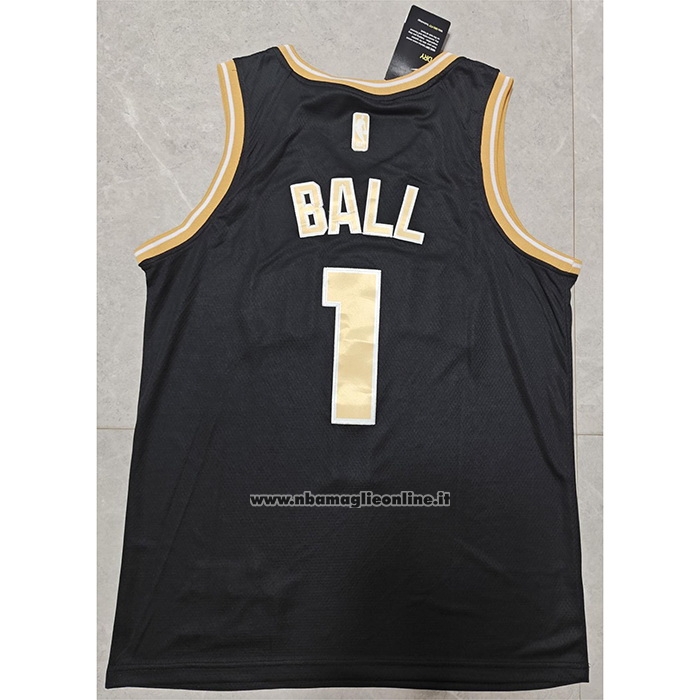 Maglia Charlotte Hornets LaMelo Ball #1 Select Series Or Nero
